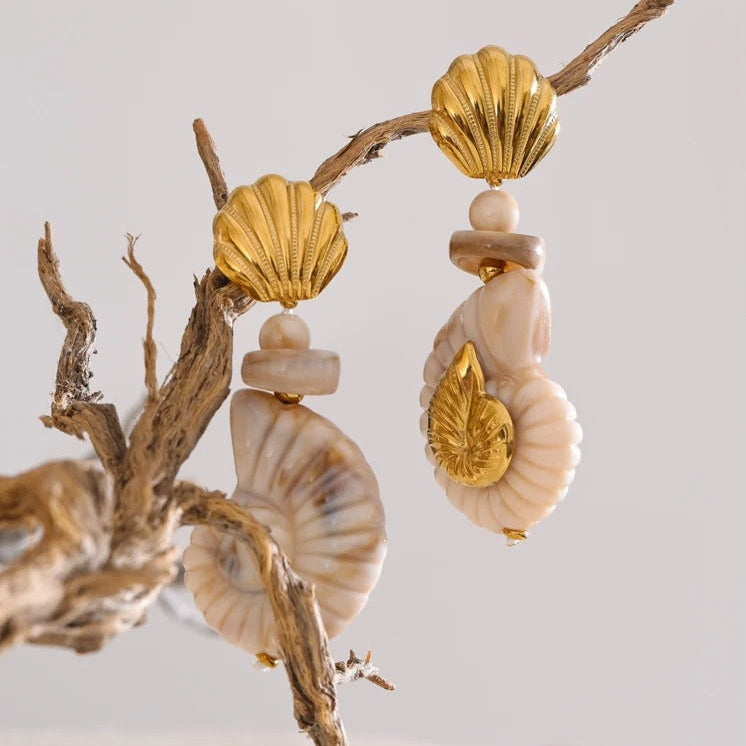 Ocean Shell Earrings