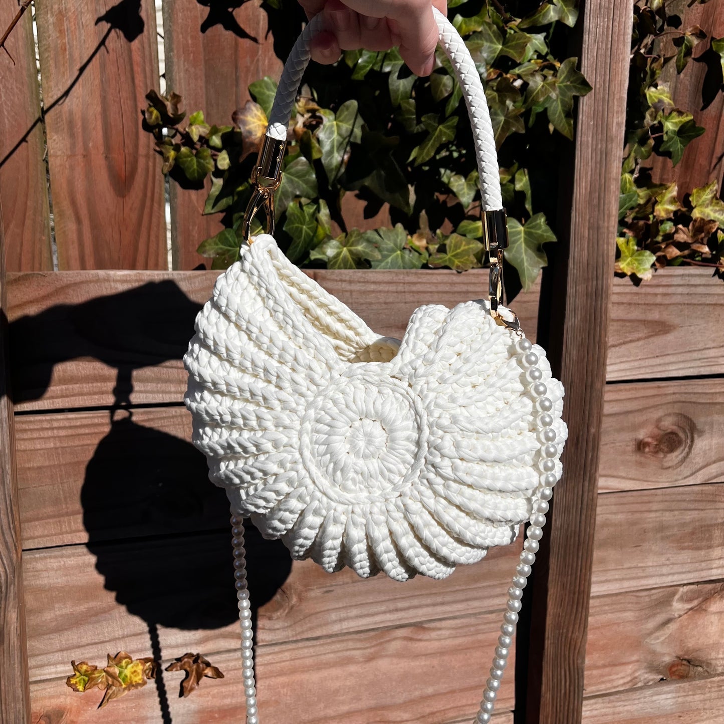 Crochet Shell Bag