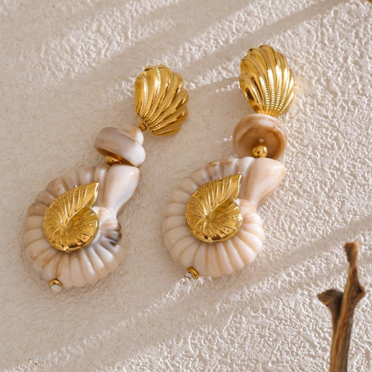 Ocean Shell Earrings
